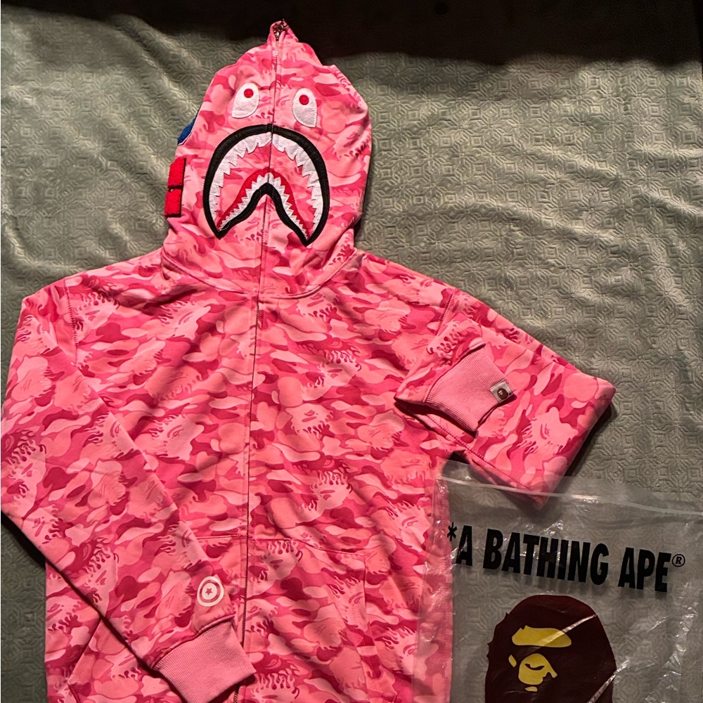 Fire limited edition Pink Camo Shark Hoodie